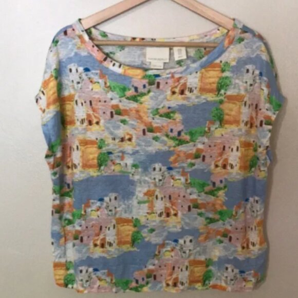 NEW Cynthia Rowley 100% Linen Top - Picture 1 of 7